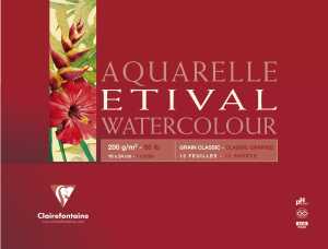 Clairefontaine Aquablock ETI 200g 18x24 gel. 10Bl