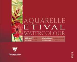 Clairefontaine Aquablo ETI 200g 24x30 gel. 10Bl