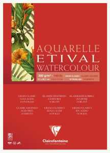 Clairefontaine Aquablo ETI 300g A4 kopfgel. 10Bl