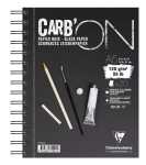 Clairefontaine Carb´On A5 Schwarz Spirale 120g 20Bl