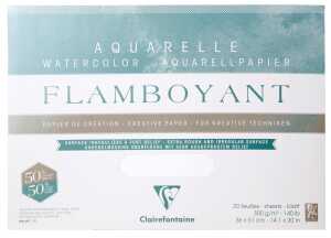Clairefontaine Flamboyant 4fachgel 36x51 20Bl 300g