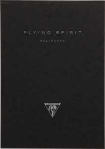 Clairefontaine Flying S. Block schwarz 90g 50Bl
