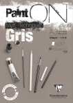 Clairefontaine PaintOn gr Fgekörnt A3 250g 30Bl