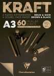 Clairefontaine Block A3 60Bl Kraft br/sw 90g