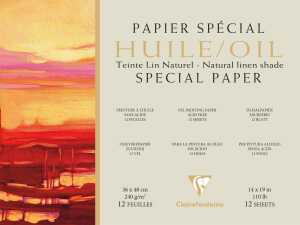 Clairefontaine Ölmalblock 12Bl 240g 36x48cm