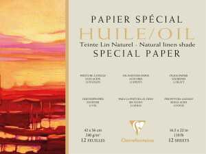 Clairefontaine Ölmalblock 12Bl 240g 42x56cm