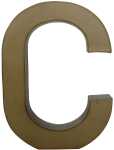 Clairefontaine Grossbuchstabe C Fantasie 5x22x30