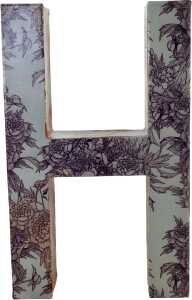 Clairefontaine Grossbuchstabe H Fantasie 5x22x30