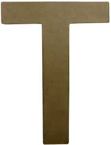 Clairefontaine Grossbuchstabe T Fantasie 5x22x30