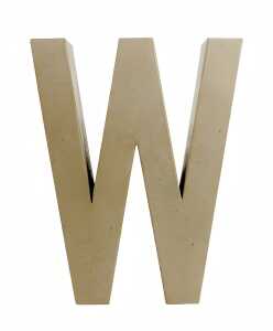Clairefontaine Grossbuchstabe W Fantasie 5x22x30