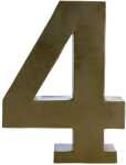 Clairefontaine Zahl 4 gross Fantasie 5x22x30