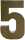 Clairefontaine Zahl 5 gross Fantasie 5x22x30
