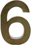 Clairefontaine Zahl 6 gross Fantasie 5x22x30