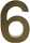 Clairefontaine Zahl 6 gross Fantasie 5x22x30