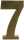 Clairefontaine Zahl 7 gross Fantasie 5x22x30