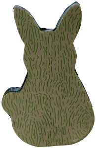 Clairefontaine Hase Silhouette 12cm