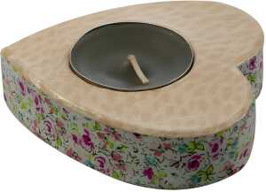 Clairefontaine Kerzenhalter, herzförmig