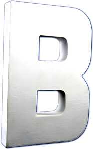 Clairefontaine Buchstabe B 3x13,5x20,5cm