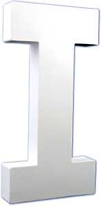 Clairefontaine Buchstabe I 3x13,5x20,5cm