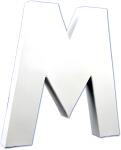 Clairefontaine Buchstabe M 3x13,5x20,5cm