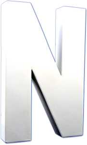 Clairefontaine Buchstabe N 3x13,5x20,5cm