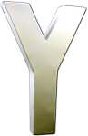 Clairefontaine Buchstabe Y 3x13,5x20,5cm