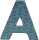 Clairefontaine Buchstabe A 1,5x10,5x12cm