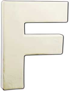 Clairefontaine Buchstabe F 1,5x10,5x12cm