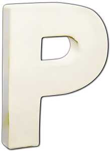 Clairefontaine Buchstabe P 1,5x10,5x12cm