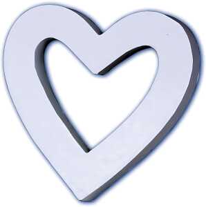 Clairefontaine Herz 1 hohl 12x12x15cm