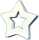 Clairefontaine Stern klein hohl 12x12x15