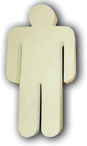 Clairefontaine Symbol Mann weiss 205x3cm