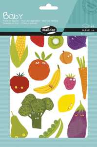 Maildor Baby, 6 Bogen A5 Obst+Gemüse