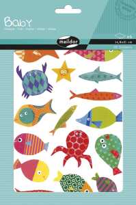 Maildor Baby, 6 Bogen A5 Fische