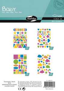 Maildor Baby, 20 Bogen 14,8x21cm, Neon