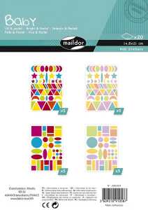 Maildor Baby, 20 Bogen A5 Geom Formen