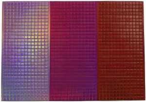 Clairefontaine Mosaiksticker 5cm 1Bg A5 Rot/Rosa