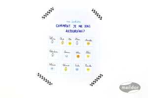 Maildor Lernsticker, Smileys, 16x21cm