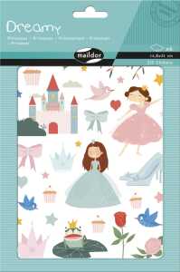 Maildor Sticker,Dreamy,Prinzessin,15.6x23.5