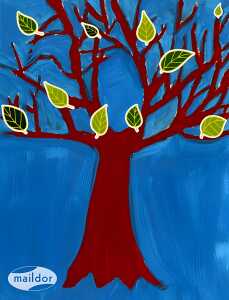 Maildor Decoraty 20 Bg 14,8x21cm Blätter