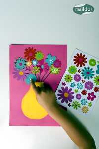 Maildor Decoraty 20 Bg 14,8x21cm Blumen