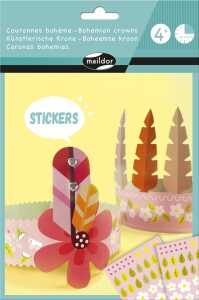 Maildor 2 Kronen, 52cm, 2 Stickerbogen, A5