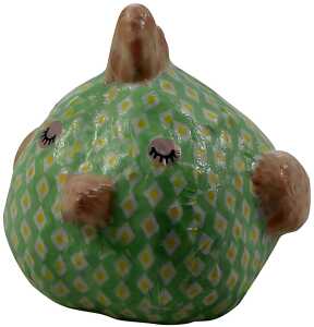 Décopatch Figur Pappmaché Pappmache runde Henne XS 7,5 cm