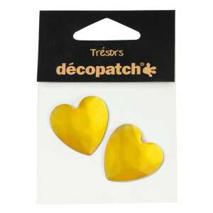 Clairefontaine Pack mit 2 Herzen 3cm - Orange