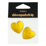 Clairefontaine Pack mit 2 Herzen 3cm - Orange