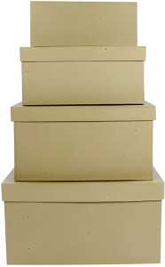 Clairefontaine Boxen rechteckig 4St