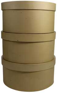 Clairefontaine Set mit 3 Hutschachteln H 16 cm