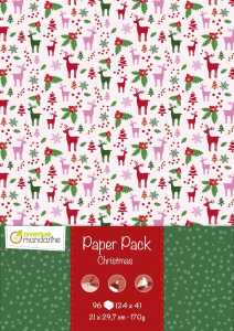 Avenue Mandarine Paper Pack, A4 - Weihnachten