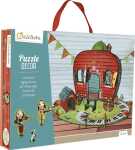 Avenue Mandarine Szenepuzzle Zirkuswagen