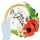 Avenue Mandarine Kreativ-Set Blumenkranz